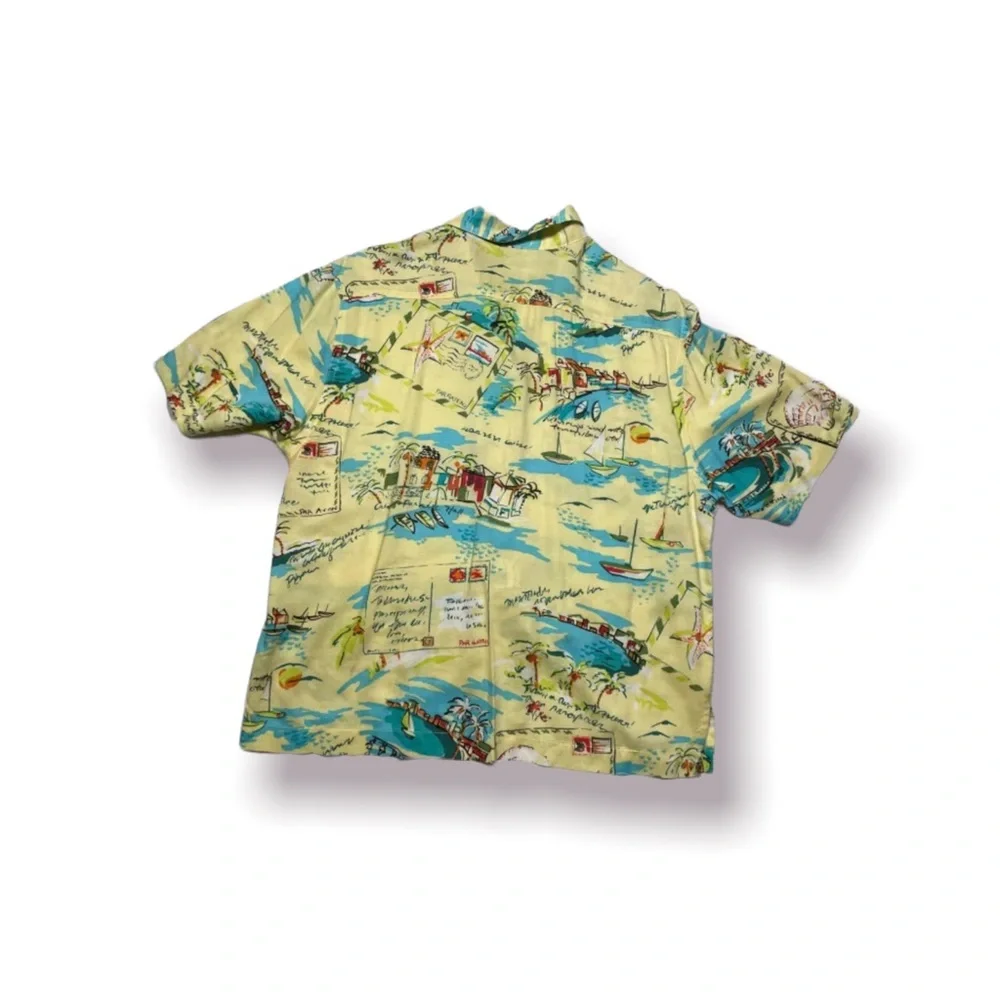 Holly Lane‎ Fairycore Matching Outfit Bohochic Hawaiian Beach Vacation Print Set